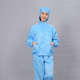 防静电工作服套装 食品厂 电子厂连帽防粉尘喷漆拉链无尘服分体工装