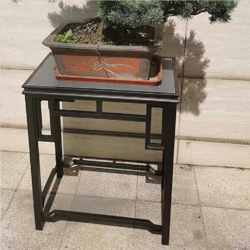 铝合金回纹花几中式古典盆景园林景观盆艺盆栽室内户外阳台花架子