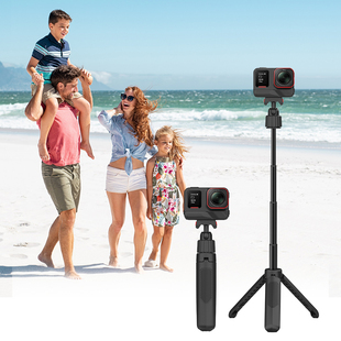 适用影石Insta360 Ace Pro 2专用自拍杆支架延长杆拍摄配件三脚架小型便携支架横竖拍带磁吸快拆手持杆
