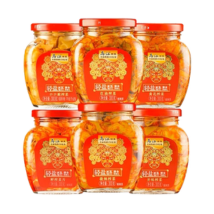 乌江榨菜300g*2罐瓶装家用涪陵红油鲜脆口萝卜轻盐版微辣下饭菜丝