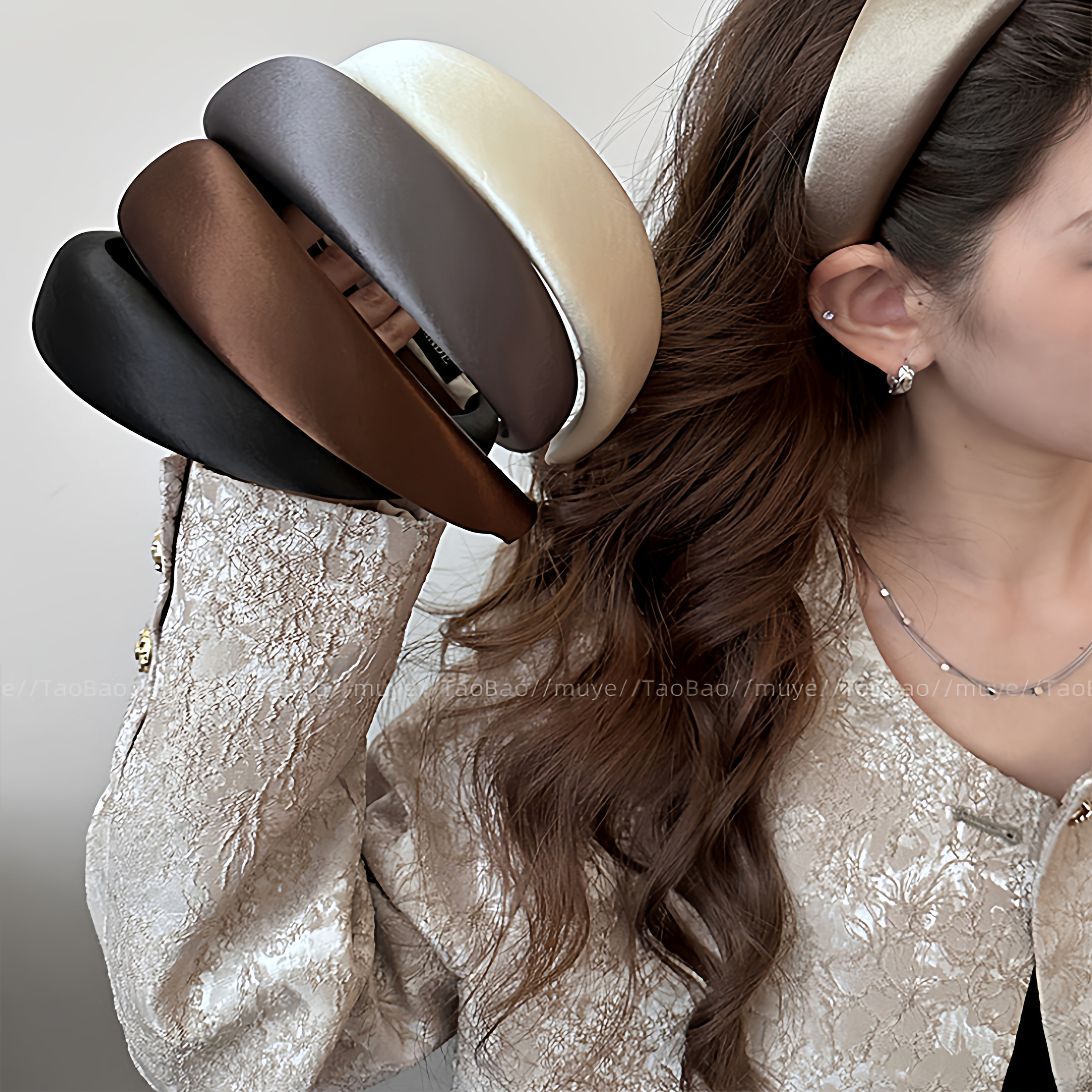 法式优雅缎面发箍女2025新款气质简约头箍夏季高级感时尚头饰发饰