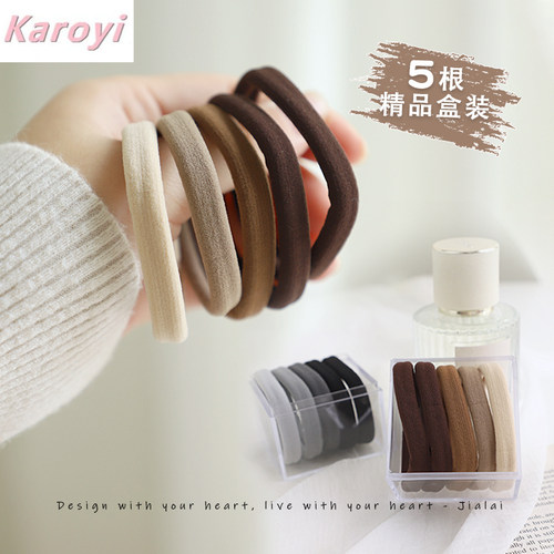 不伤发橡皮筋绳马尾皮套