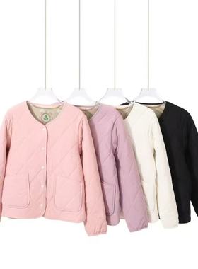 女士加厚全羊毛内胆长袖外套