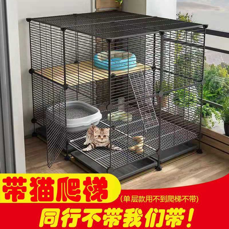 猫笼加大加宽关猫的笼子家用小户型两只猫的猫窝养猫的笼子室内外图片