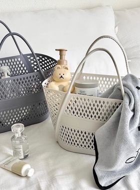 用品手提收纳沐浴浴筐浴室篮子洗漱提篮学生卫生间洗澡塑料洗浴