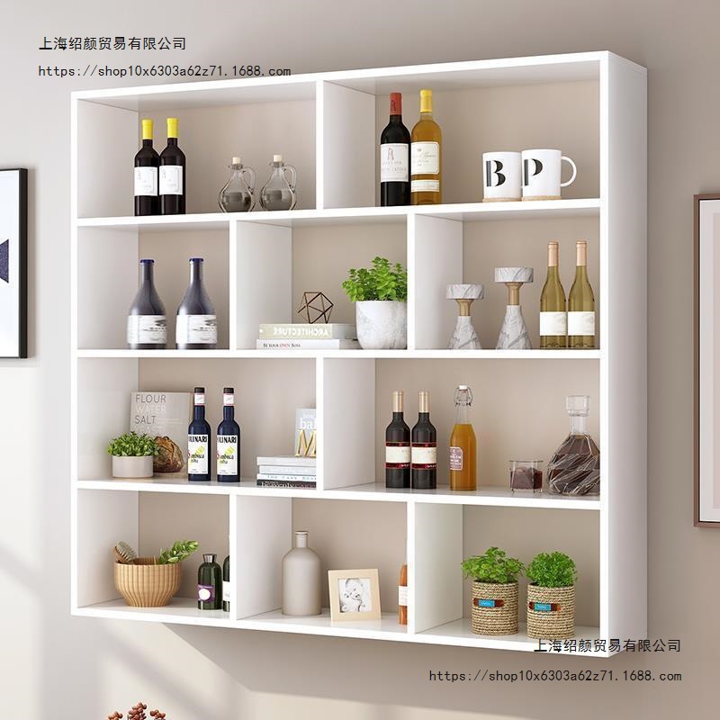 壁挂式酒架客厅家用酒柜厨房餐厅墙体置物架墙上展示架多层储物架