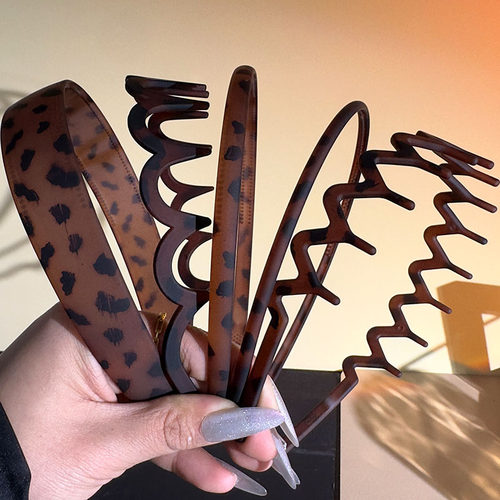 波浪洗脸压发发箍女刘海碎发整理器高颅顶不勒头头饰带齿防滑头箍