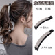 百搭闪亮满钻大小号扭扭夹镶钻水钻香蕉夹优雅竖夹发夹马尾夹头饰