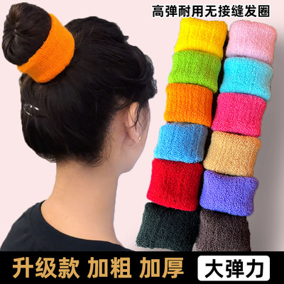 皮套皮筋高马尾发圈绑丸子头发绳