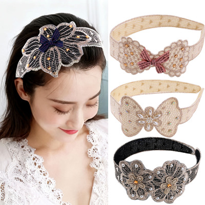 粘贴式魔术贴发箍头饰套装