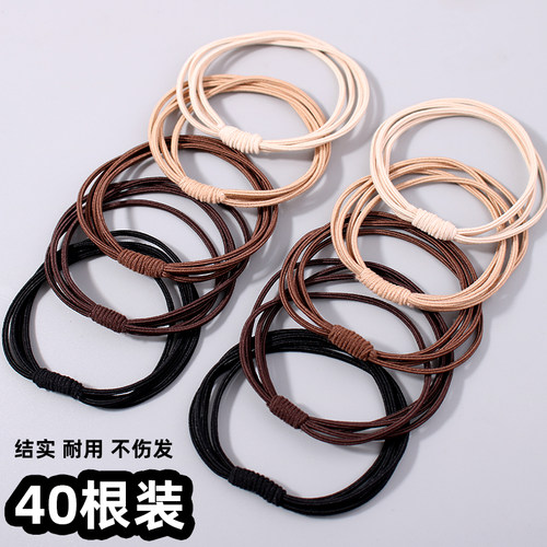 高弹力耐用橡皮筋简约气质发圈