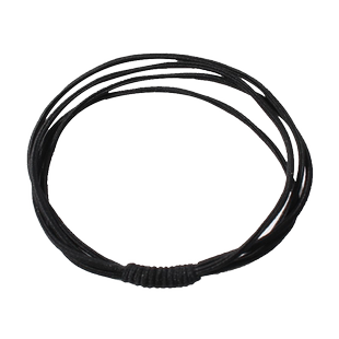 黑色头绳皮筋女扎头发橡皮筋高马尾发绳发圈皮套基础打底绑头发绳