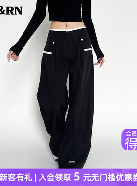 中腰休闲RARN长裤阔腿