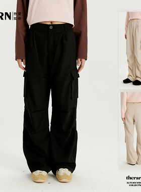 RARN/热爱如你压褶垂感长裤RA23AW097