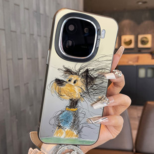 适用于vivoiqoo12pro手机壳炸毛狗个性11s创意10红色彩银新品9男女8款全包7防摔6se保护neo5套iqoo12