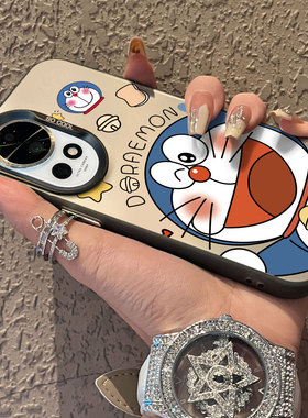 适用于华为nova13pro手机壳蓝色猫咪11简约10/9新品8se男女款7全包5防摔12活力版保护6套12ultra