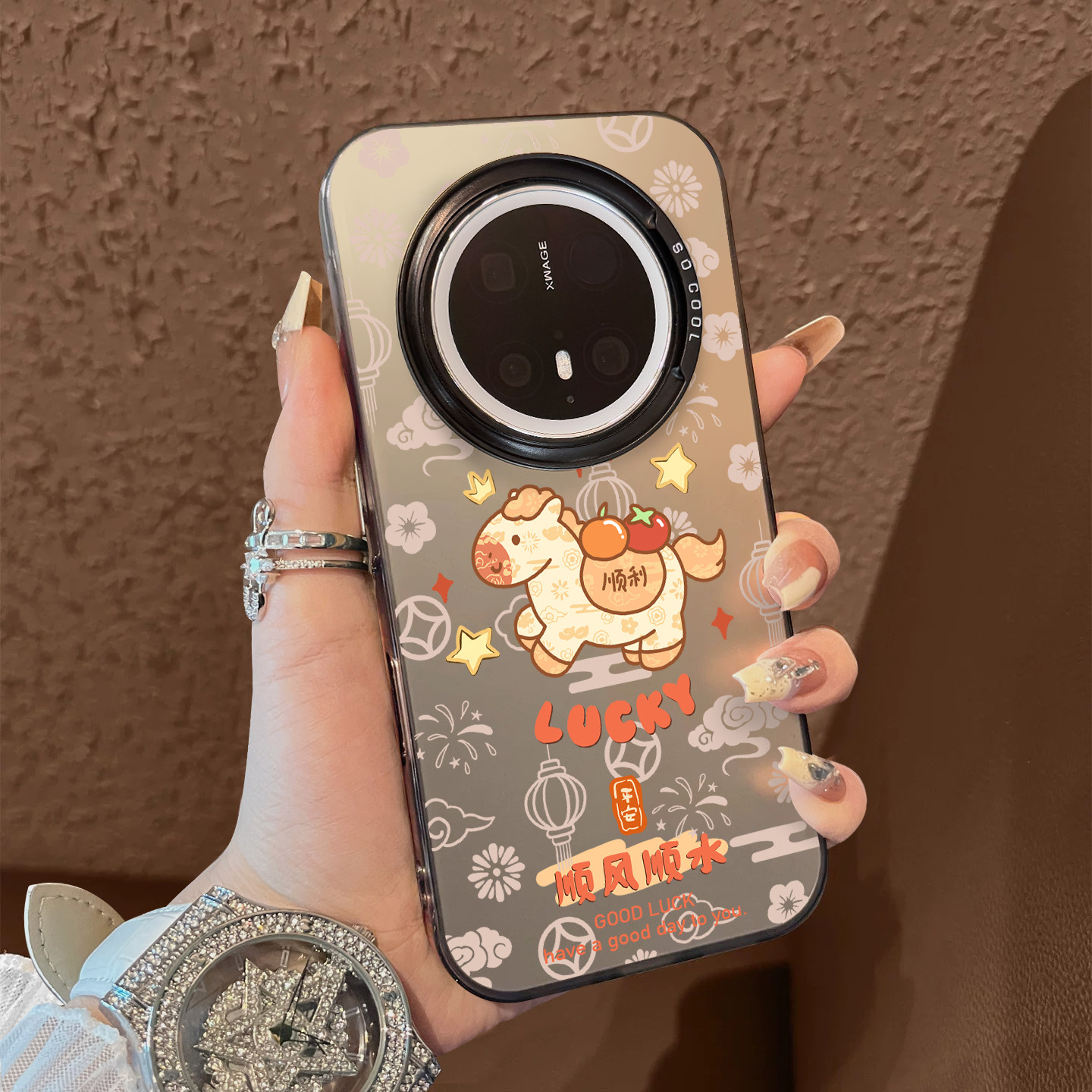 适用于华为mate80promax手机壳马年顺风顺水平安支架60简约50e系列彩银40+新品30epro防摔男女款保护套70air,3C数码配件,手机保护套/壳,淘宝优惠券,粉丝福利购,淘宝优惠卷