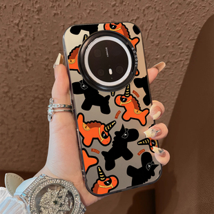 保护套mate70air 30epro防摔男女款 适用于华为mate80promax手机壳橙黑酷酷小马支架60简约50系列彩银40 套新品