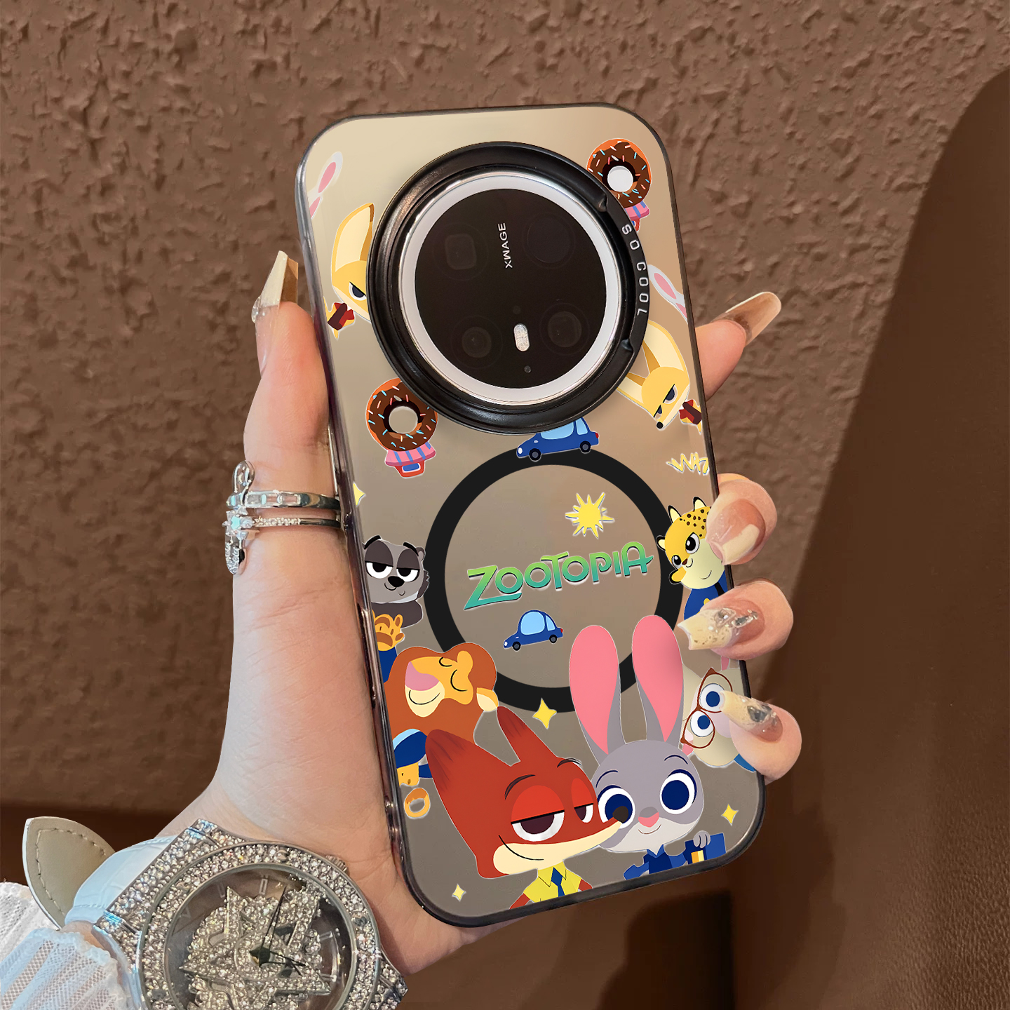 适用于华为mate70pro十手机壳车太阳尼克朱迪支架简约50磁吸40e套新品30epro防摔男女款保护套mate60proplus