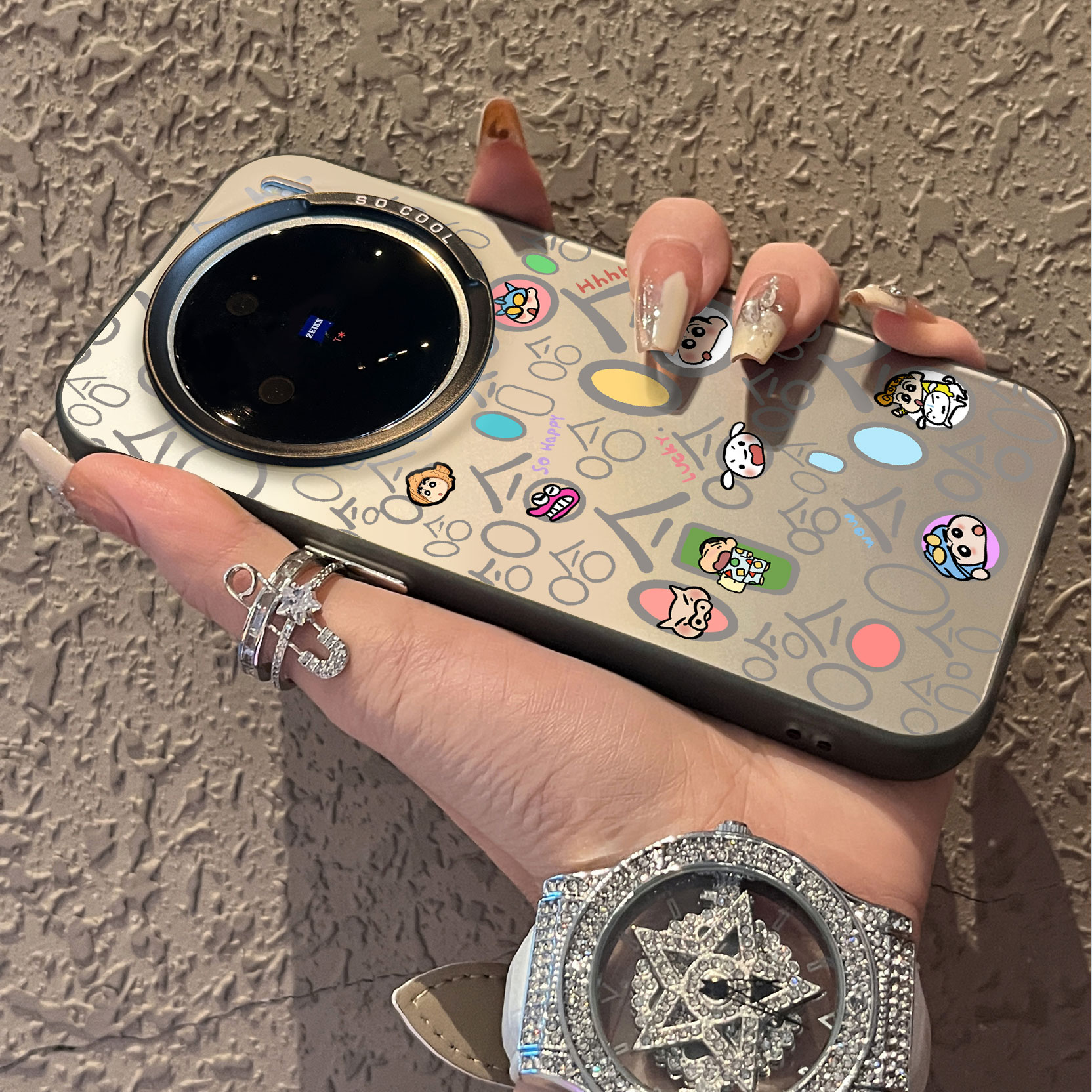 适用于vivox200promini手机壳哈哈哈睡觉男孩x100ultra新品x80男女款x90彩银70简约60全包y300防摔保护套x100