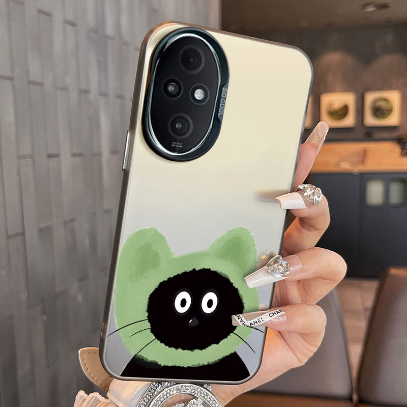 适用彩银荣耀手机壳简约