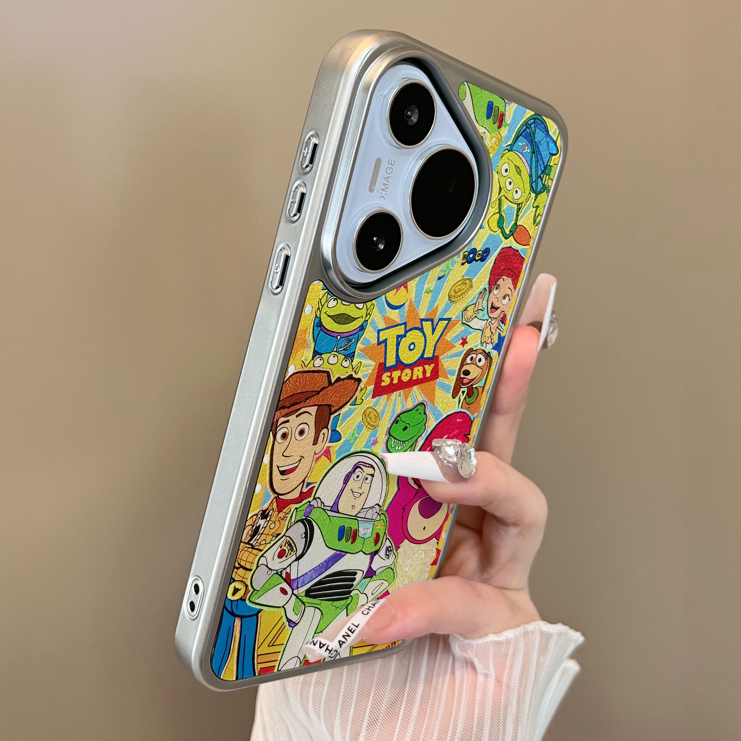 适用于华为pura80pro+手机壳p80plus十熊超人二合一小羊皮支架p60简约新款套防摔男女生p70ultra