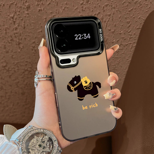 适用于小米17promax手机壳简约马上有彩银高级感12spro外全包11马年新款男女生13pro套14/15ultra至尊