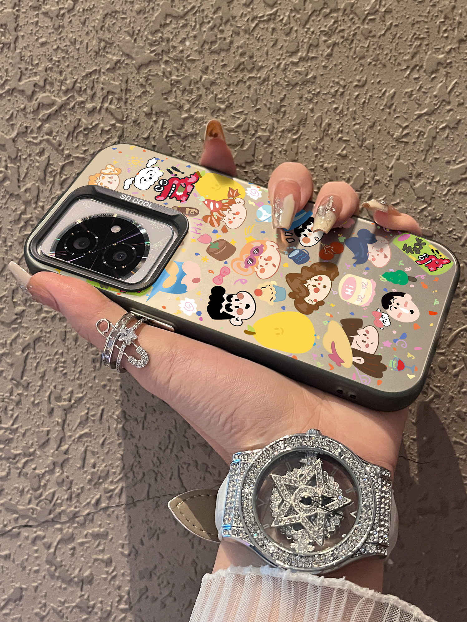 适用彩银荣耀男女款简约