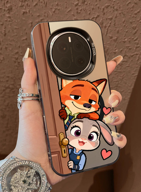 适用于荣耀magic7pro手机壳开门尼克朱迪支架磁吸新品7男女款6pro全包防摔高级感保护套简约honormagic6