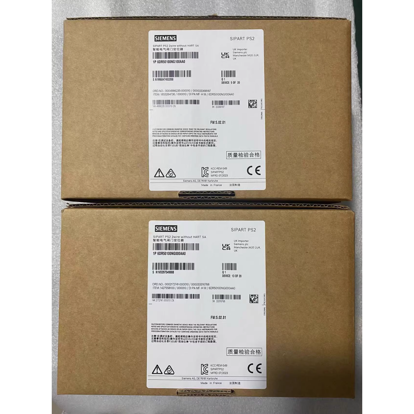 西门子阀门定位器6DR5010/5020/5120/5220/5310-0NG00/0NN00-0AA0