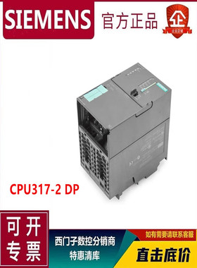 西门子S7-300中央处理器6ES7317-2AJ10-0AB0 CPU317-2DP PLC模块
