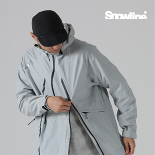 Snowline雪线机能城市户外防风防泼水立体剪裁多口袋宽松风衣夹克