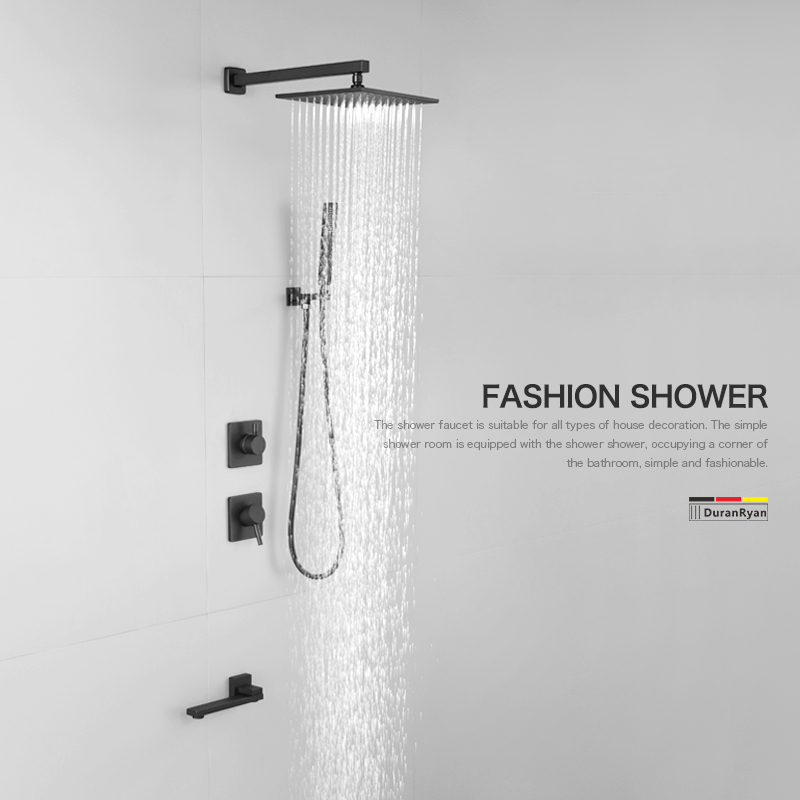 杜拉莱恩嵌入墙式暗装淋浴花洒