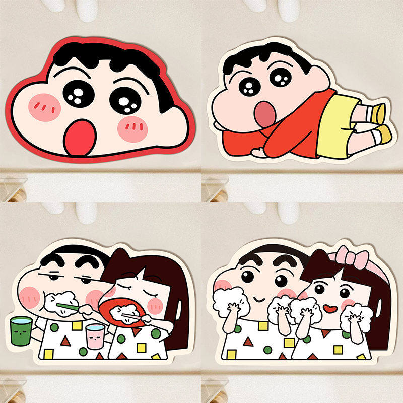 蜡笔小新可爱萌萌地毯卫生间防滑吸水地垫厨房地垫门口脚垫儿速干,居家布艺,地毯,淘宝优惠券,粉丝福利购,淘宝优惠卷