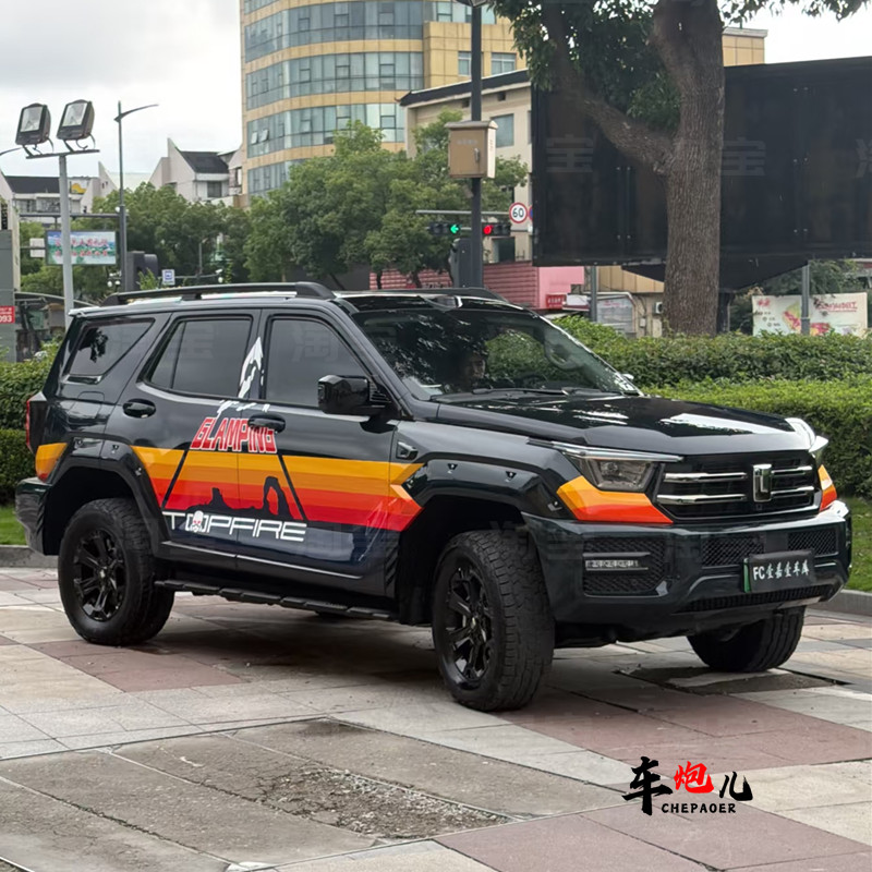 坦克400/300/BJ40定制车侧贴