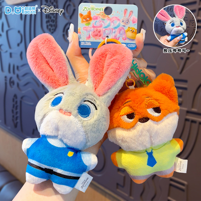 正版迪士尼疯狂动物城尼克狐朱迪