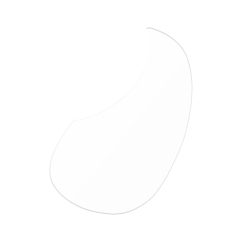 不留胶吉他贴纸护板透明民谣40/41/38/36寸扫弦装饰面板保护吸附