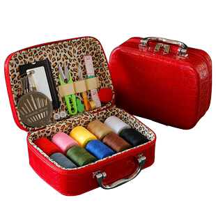 针线盒结婚嫁妆陪嫁针线套装家用针线包工具缝纫用品高档收纳盒