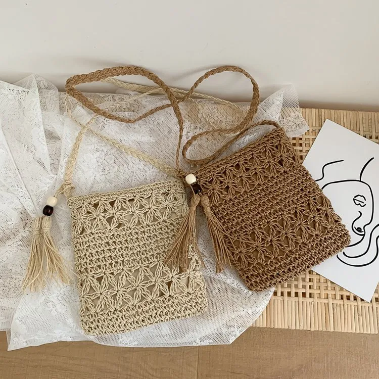 时尚复古风草编女包 夏季编织单肩包 百搭旅行度假沙滩斜挎包,运动包/户外包/配件,其他服饰配件,淘宝优惠券,粉丝福利购,淘宝优惠卷