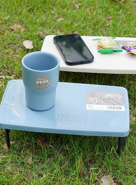 日本进口迷你折叠桌子可携式户外露营小茶几车载烧烤桌宿舍床上桌