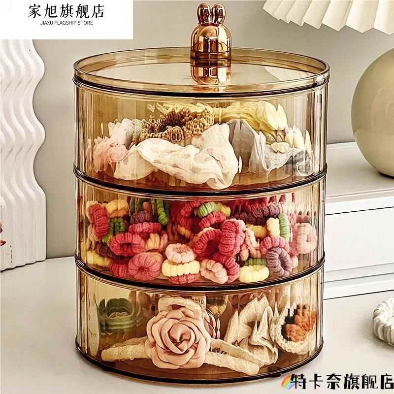 发饰收纳盒桌面大容量整理神器首饰儿童头饰女生发夹宝宝头绳皮筋