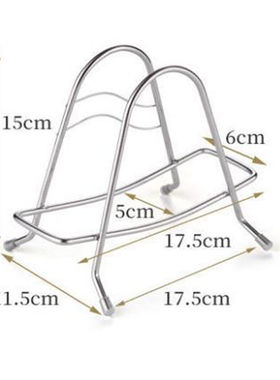 加粗不锈钢厨房砧板架切菜板架案板架子锅盖架物质架刀架置物架