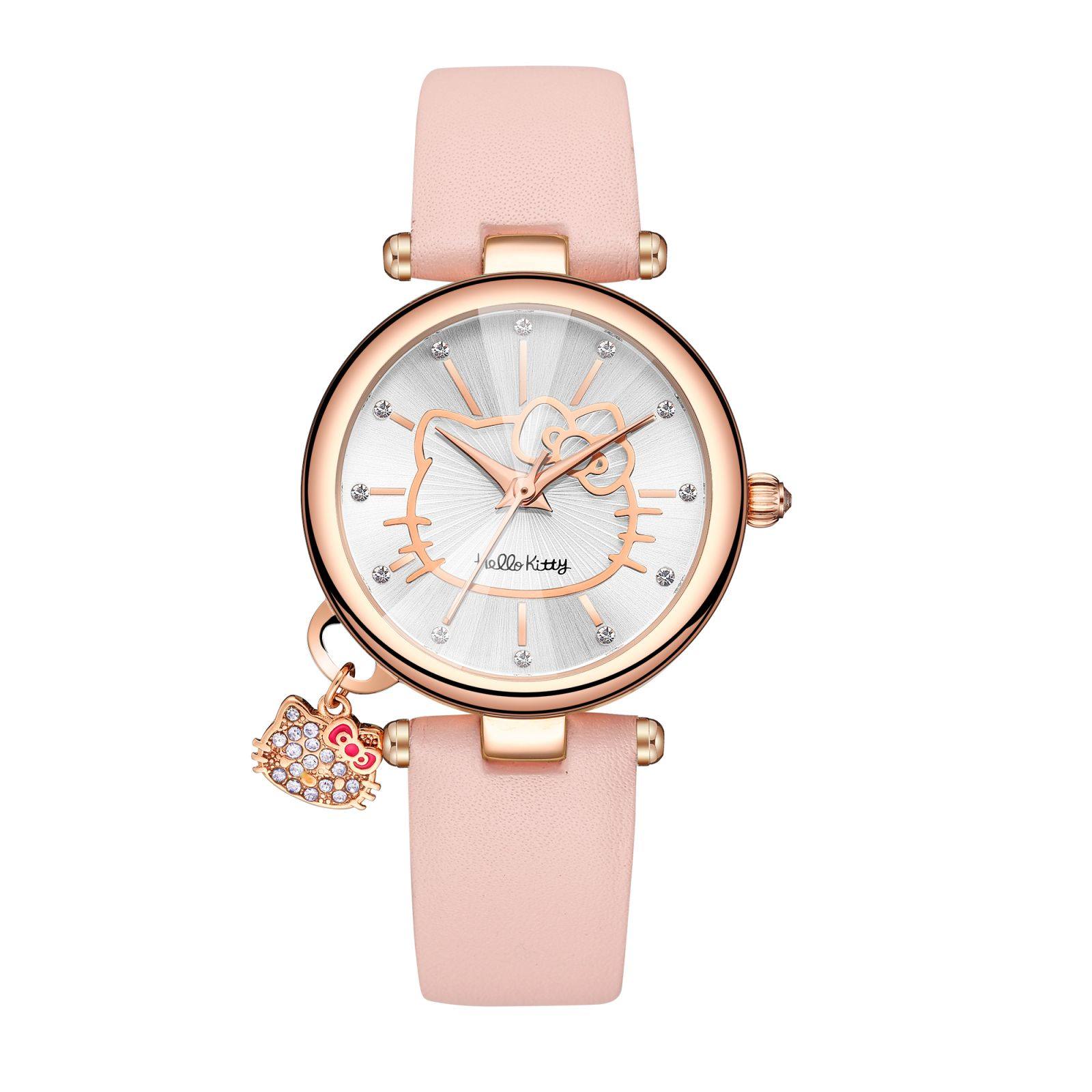 hellokitty凯蒂猫手表ins风小清新轻奢石英正品小众手表18025