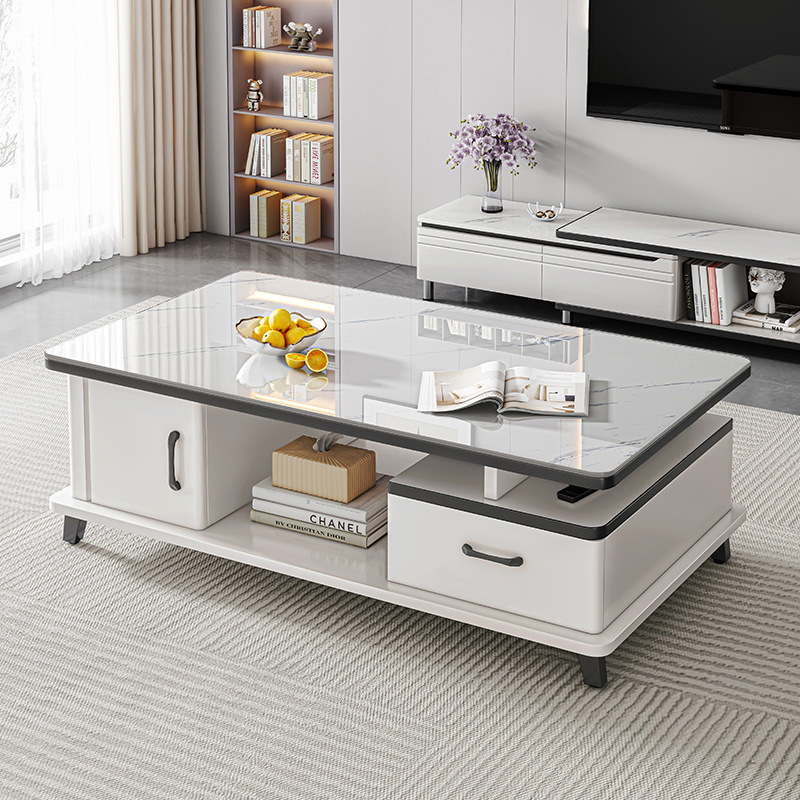 茶几客厅家用小户型简约现代钢化玻璃2025新款轻奢阳台沙发小茶台