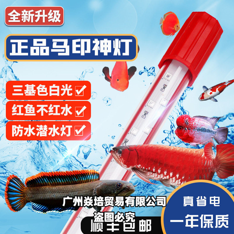 马印神灯 红龙灯专用水族箱灯三基色增色灯水草灯鱼缸灯LED灯防水