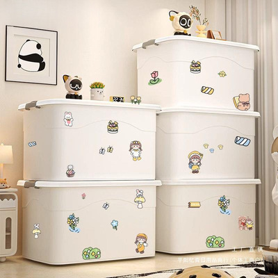2024年收纳箱特大号放衣服整理加厚储物盒学生家用塑料箱子整理箱