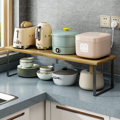 厨房置物架子台面多功能调味厨具用品收纳架多层橱柜内分层置物架