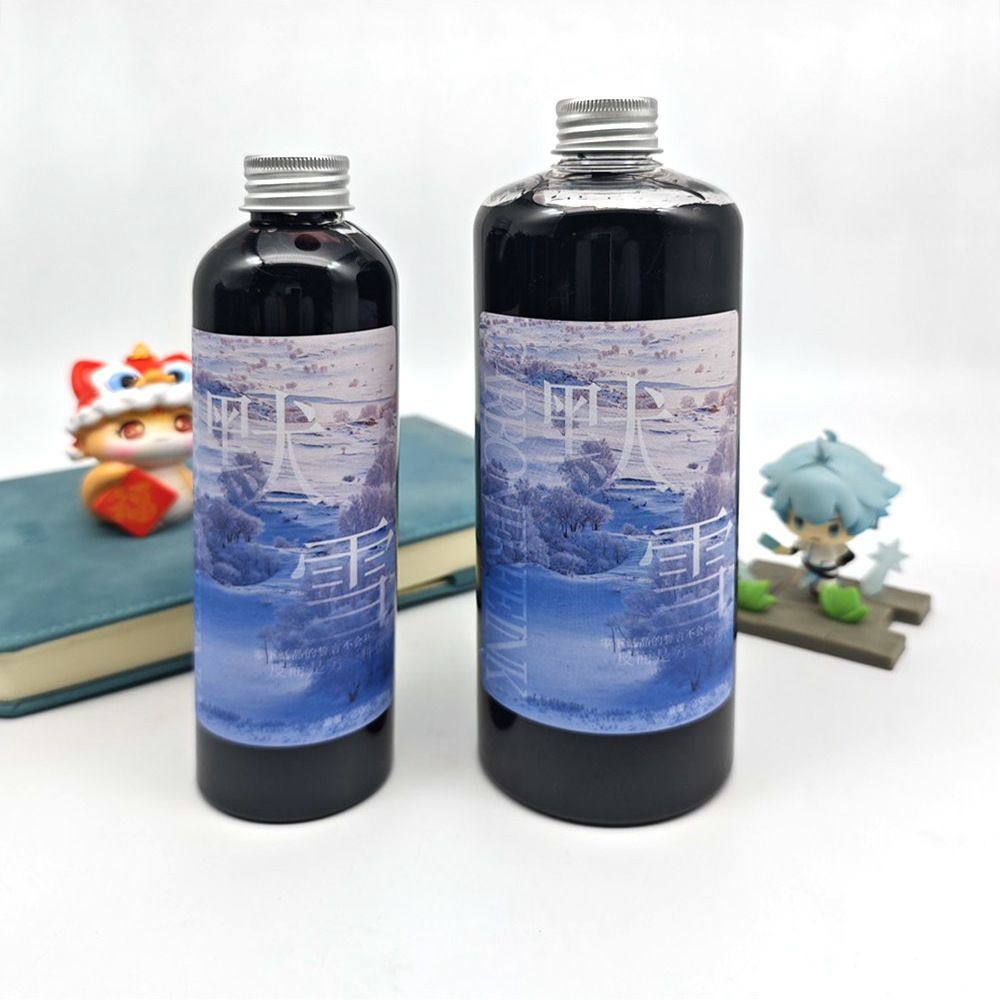 大瓶钢笔墨水非碳素玻璃笔毛笔老师学生画室培训班红色彩墨金粉