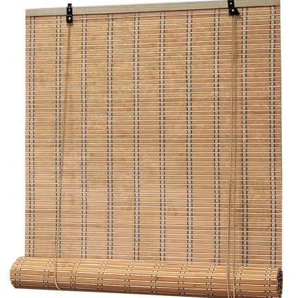 竹帘子卷帘窗帘百叶窗帘卷拉式家用门帘手拉日式升降遮光遮阳隔断