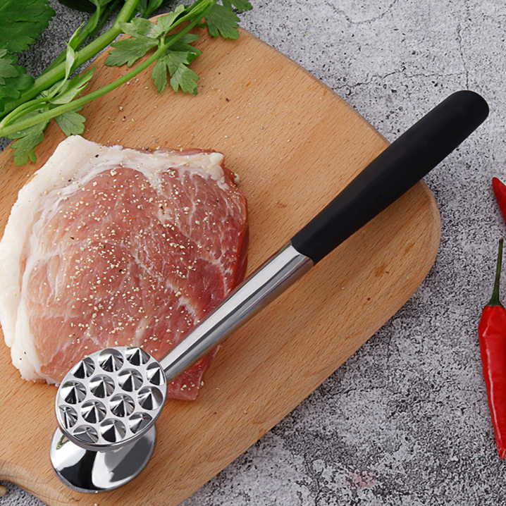 锤肉锤子松肉锤断筋器家用双面牛肉牛肉肉锤手工砸家用家用敲肉锤